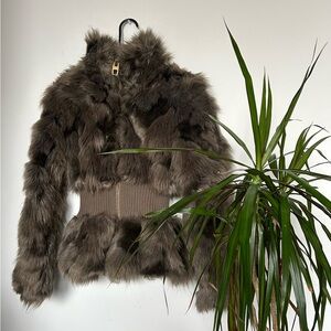 Vintage Chic Fur Jacket